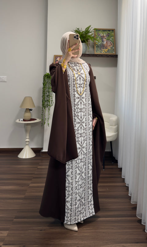 فستان أجنحة تطريز