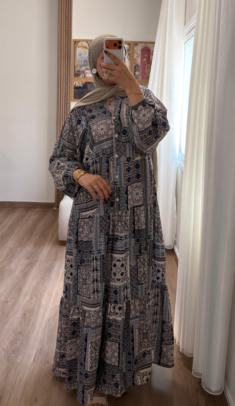 فستان مربعات