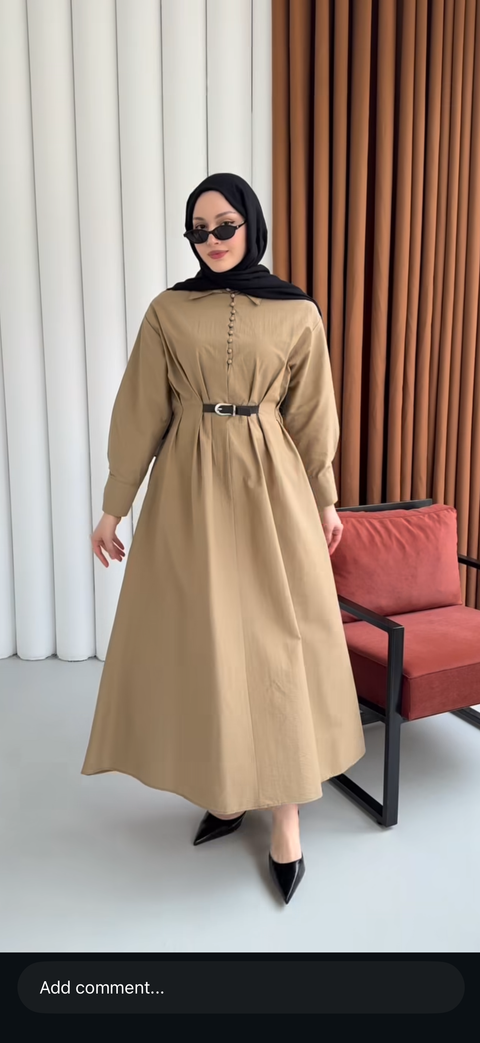 فستان ( حزام خصر )