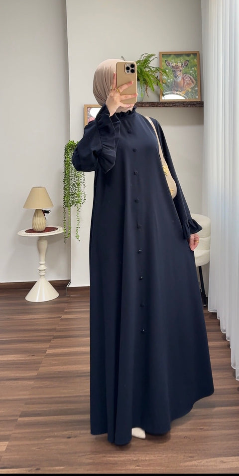 فستان أزرار
