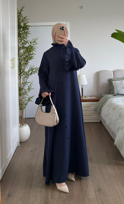 فستان أزرار