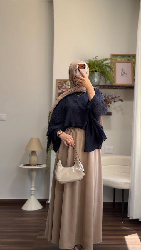 تنورة كلوش وبلوزة شيماء ١