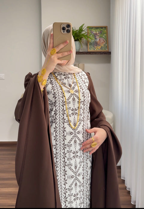 فستان أجنحة تطريز