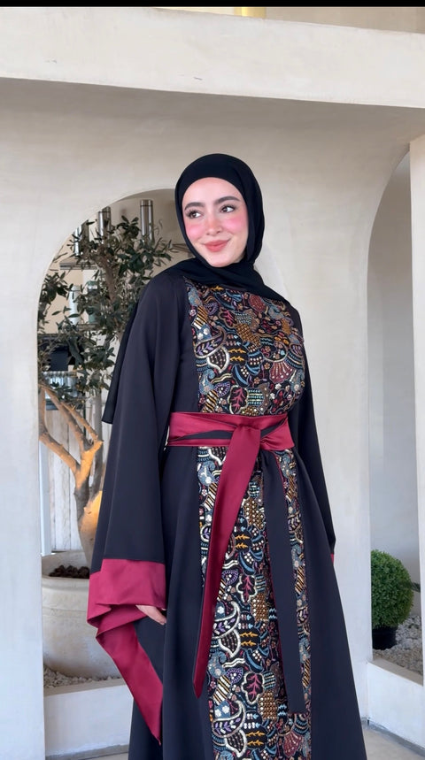 فستان لين تطريز