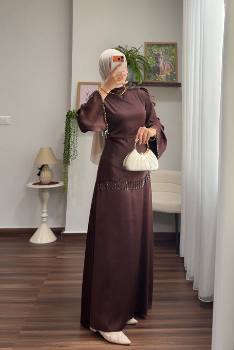 فستان خرز