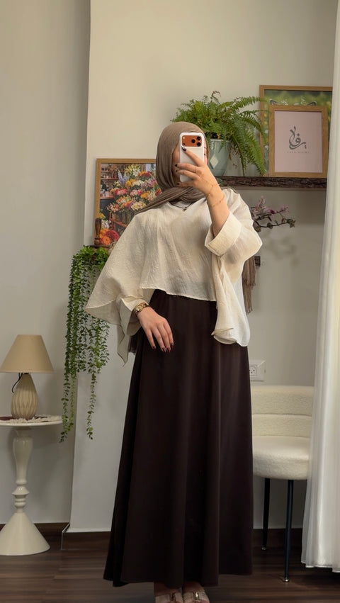 تنورة كلوش وبلوزة شيماء ١